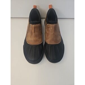 Clarks Bowman Waterproof Top Brown Leather Rain Duck Boots Size 9.5